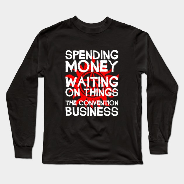 The Convention Business (Red and White) Long Sleeve T-Shirt by marv42